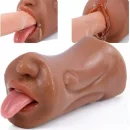 3 in 1 Realistic Oral Vagina Anal Pocket Pussy Male Masturbator Sex Toys for Men