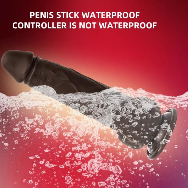 Suitable for women thrust rotating heating vibration suction cup dildo - Image 2