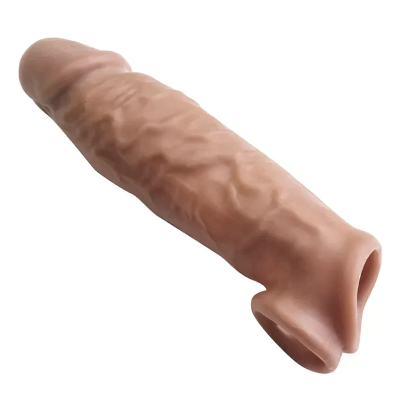 Peni Sheath Enlarger Male Peni Sleeve Girth Reusable Condoms - Image 2